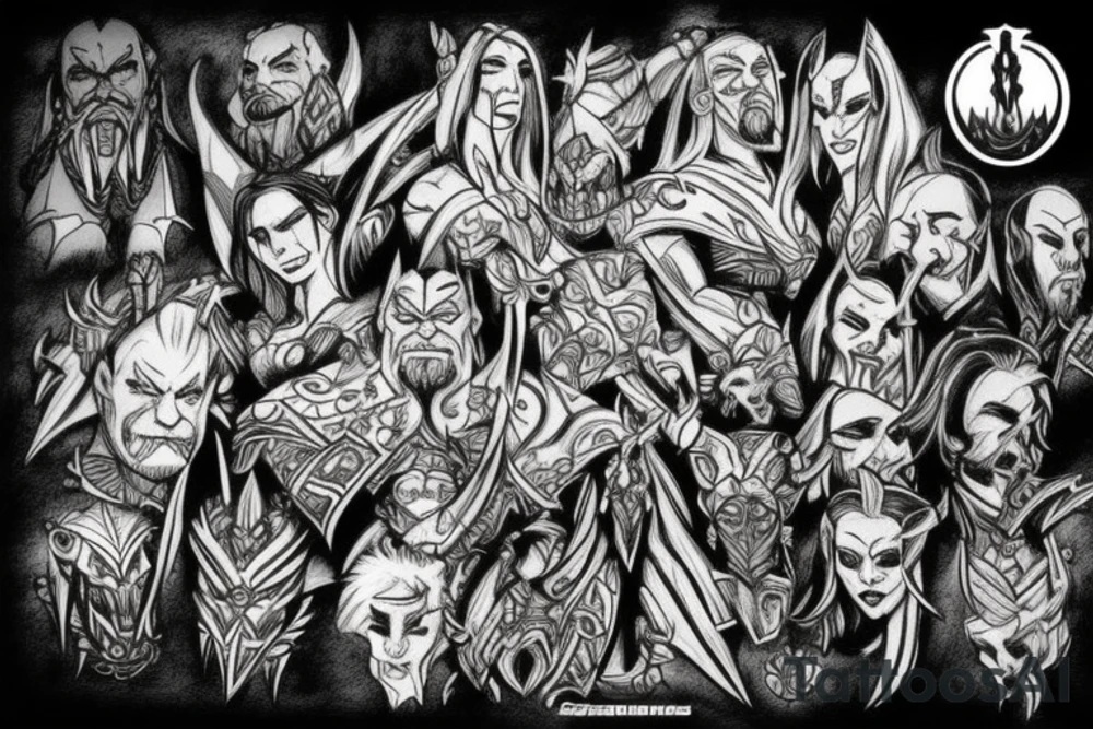 Warcraft rogue tattoo idea