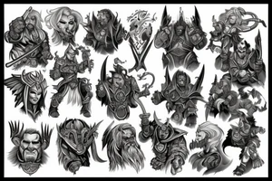 Warcraft rogue tattoo idea