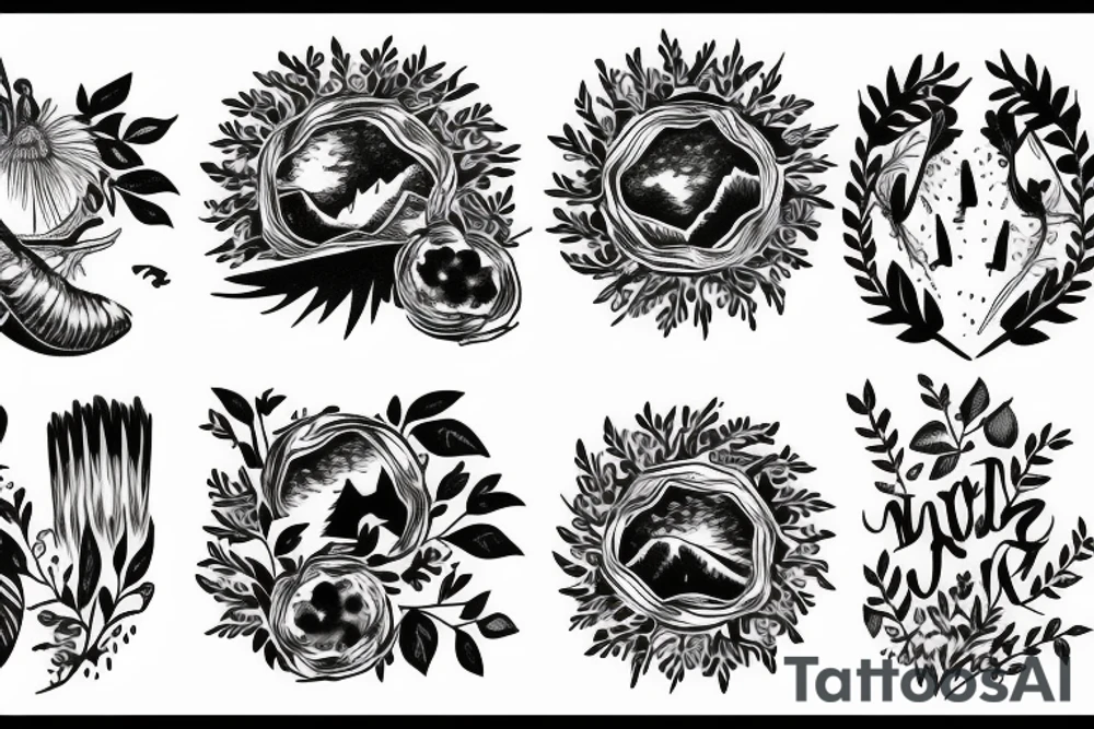 Nature sleeve tattoo idea