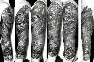 Sleeve Warcraft tattoo idea