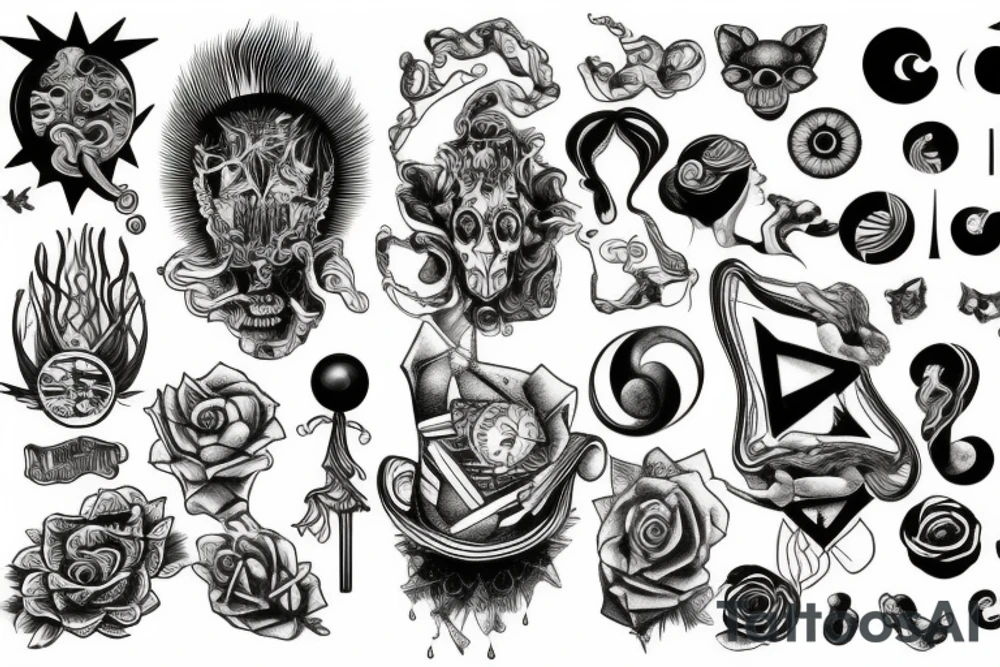 signifying the balance of things tattoo idea