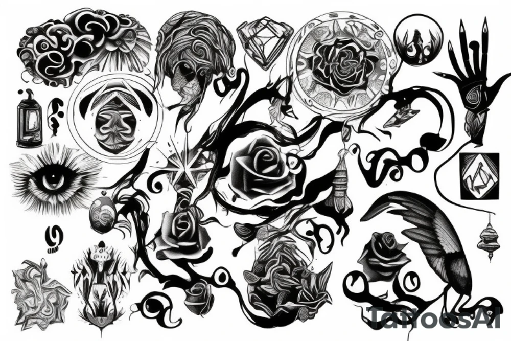 signifying the balance of things tattoo idea