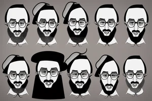 Hasidic Jewish man tattoo idea