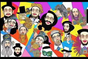 Hasidic Jewish man tattoo idea