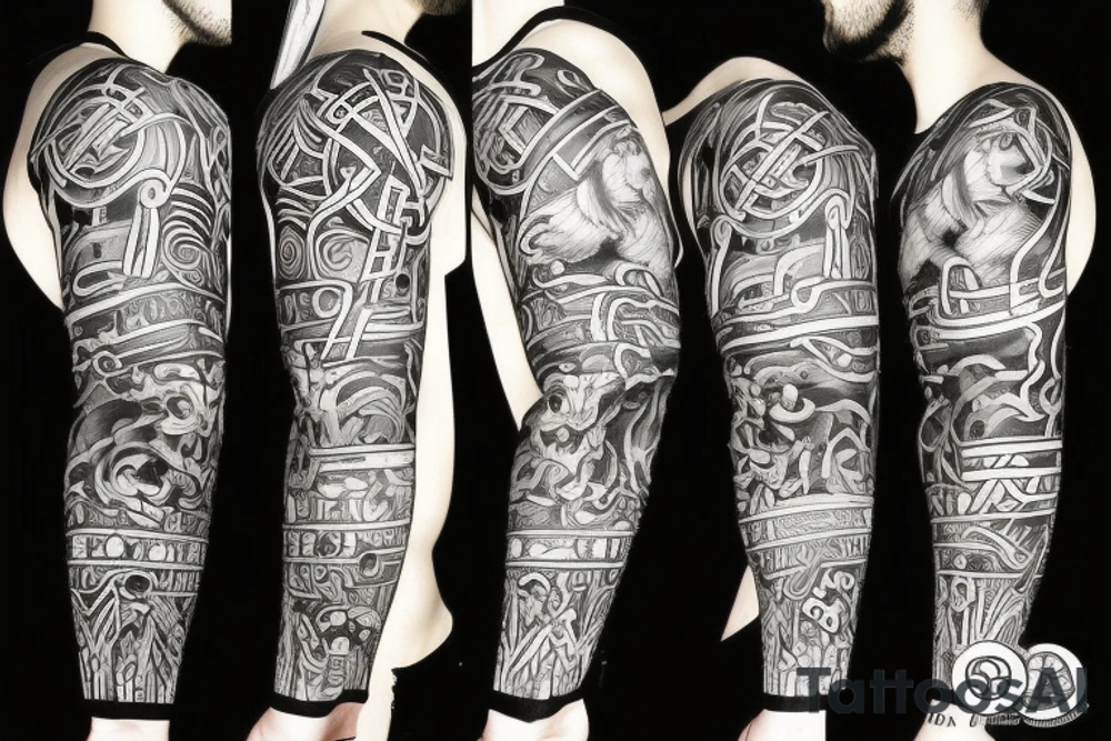 Odin god tattoo idea