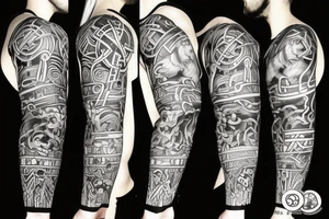 Odin god tattoo idea