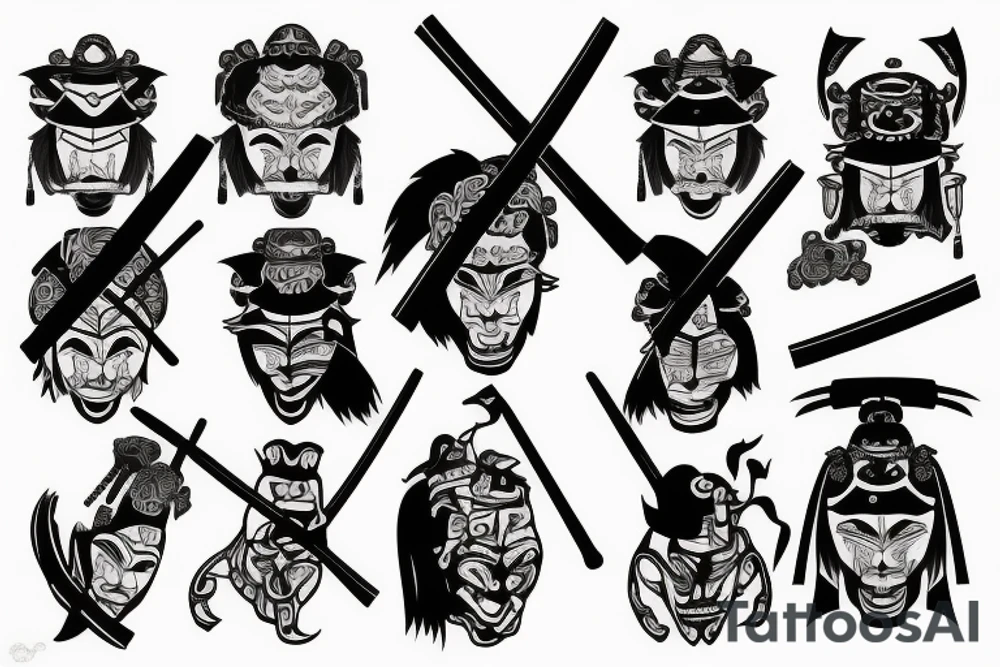 Samurai tattoo idea