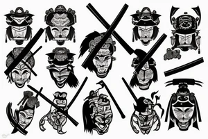 Samurai tattoo idea