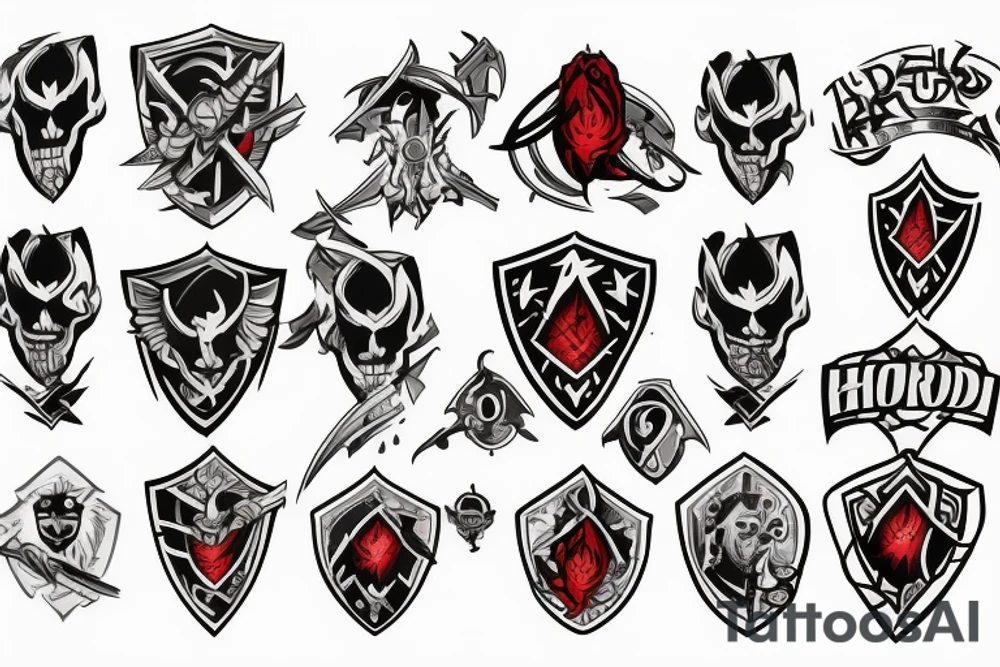 Horde shield tattoo idea