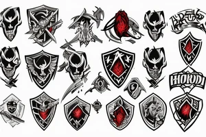 Horde shield tattoo idea