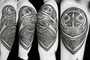 Orc shield tattoo idea