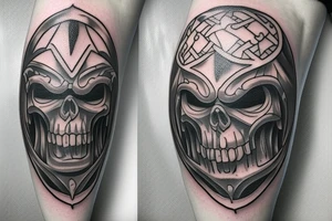 Orc shield tattoo idea