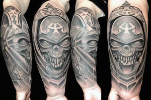 Orc shield tattoo idea