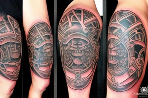 Orc shield tattoo idea