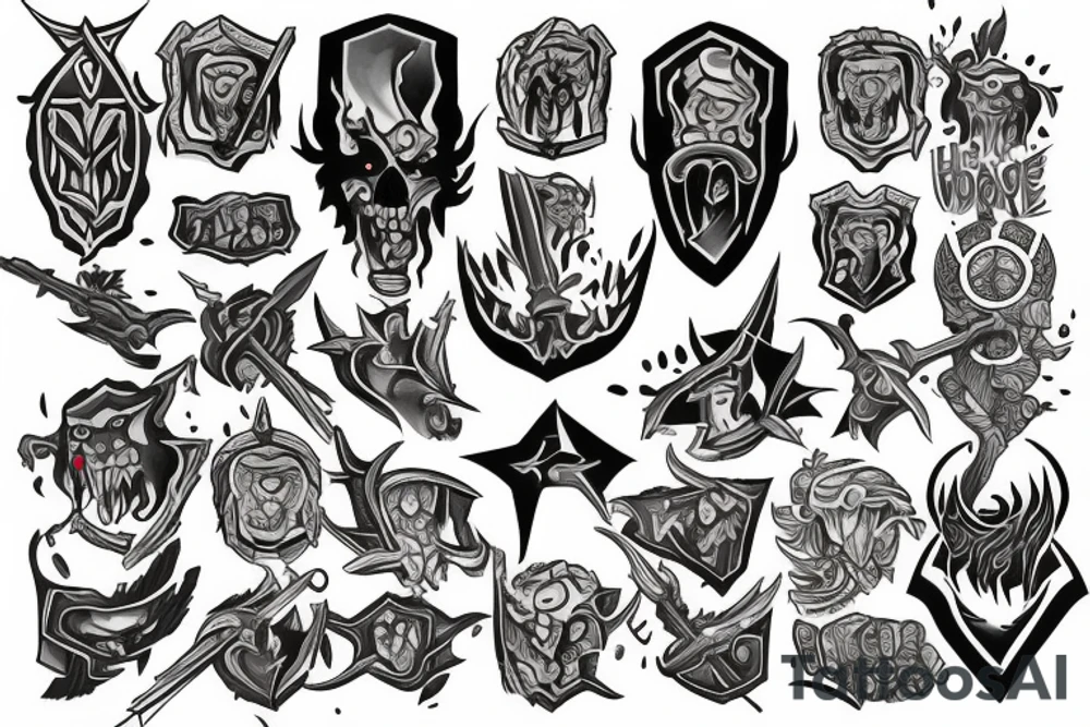 Horde shield tattoo idea