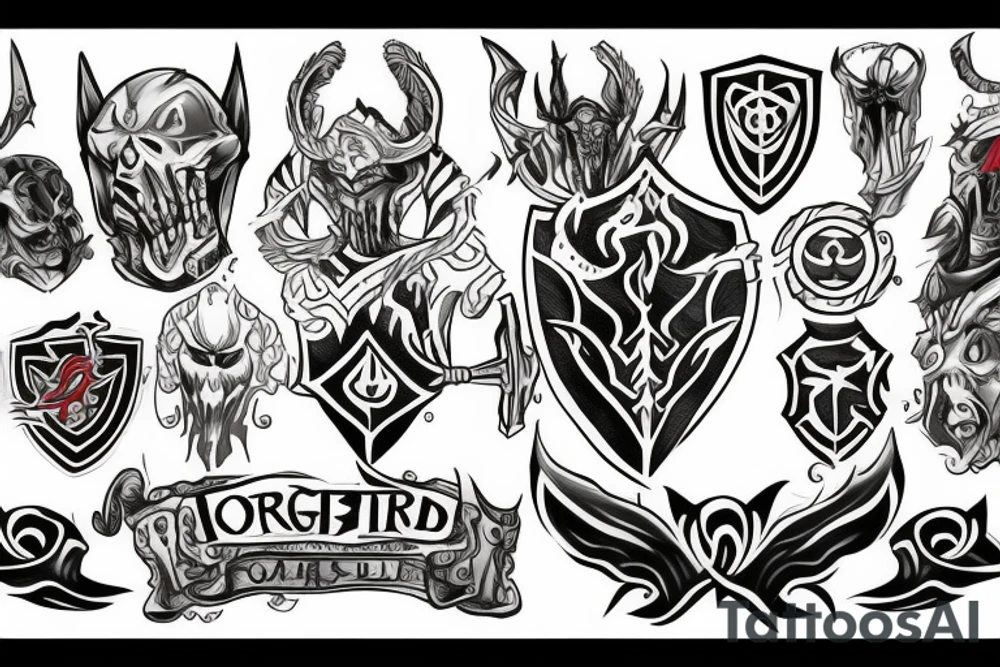 Horde shield tattoo idea