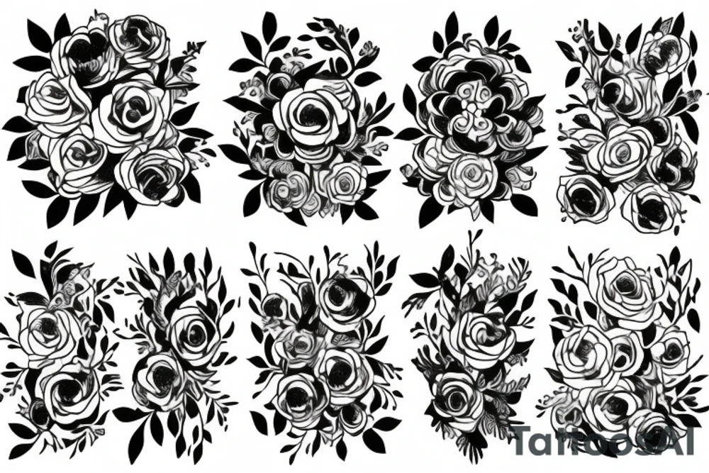 Flowers tattoo idea