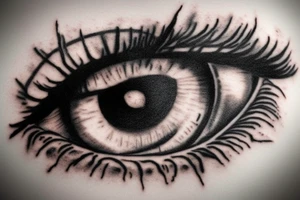 Eyeball but the iris is the earth tattoo idea