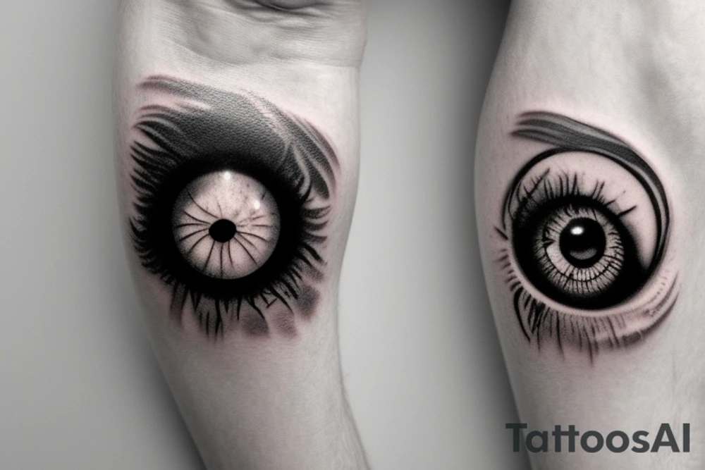 Eyeball but the iris is the earth tattoo idea