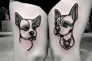 little dog tattoo idea