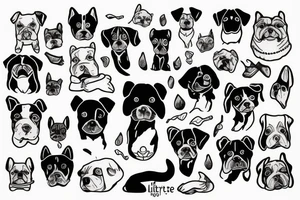 little dog tattoo idea