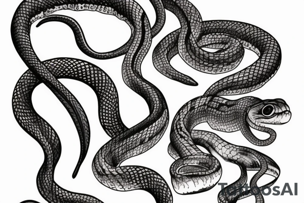 snake tattoo idea