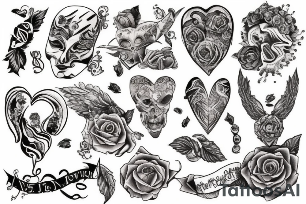 Infinite love tattoo idea