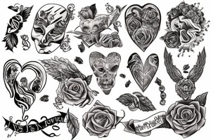 Infinite love tattoo idea