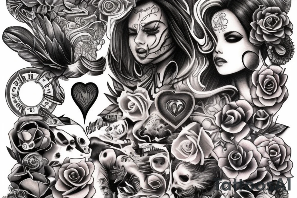 Infinite love tattoo idea