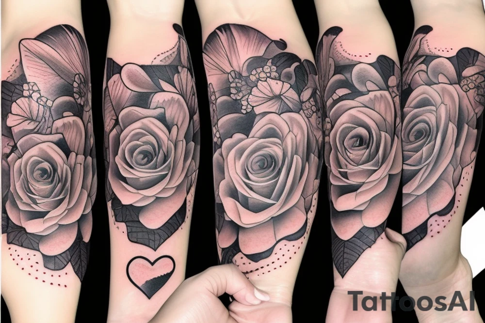 Infinite love for a woman tattoo idea