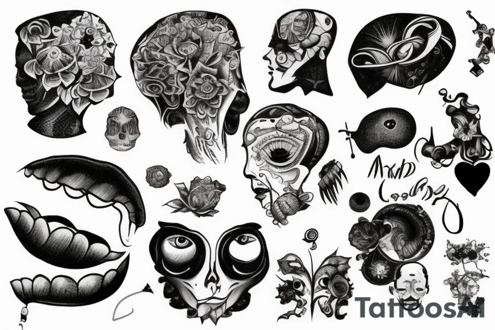 Mind consciousness tattoo idea
