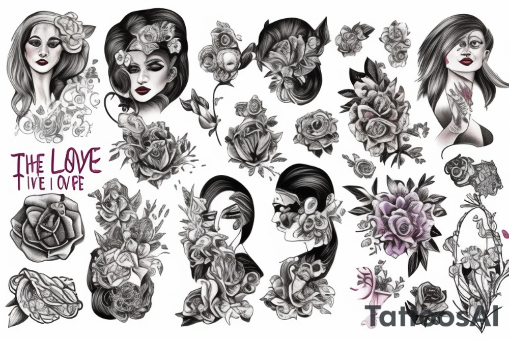 The woman I love tattoo idea