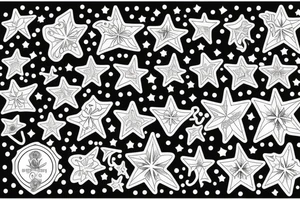 A flame and a star tattoo idea