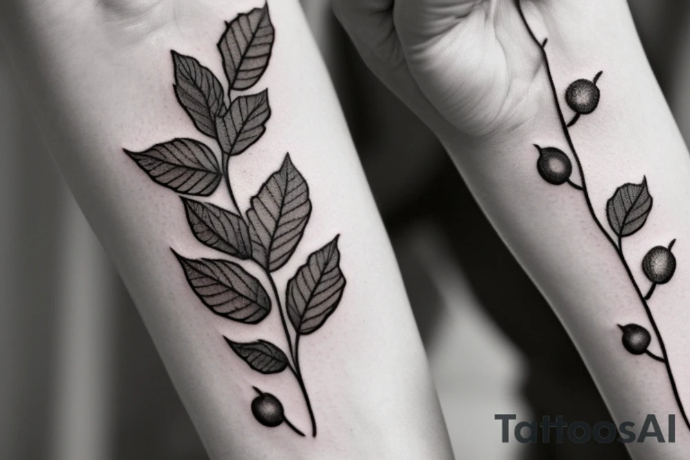 A black and white forearm tattoo featuring a delicate, intertwined rose vine. The vine starts at the base of your wrist and wraps around your forearm, symbolizing growth and resilience. Within the vine, there are breaks and gaps, representing the concept of being broken or feeling lost. However, emerging from the broken parts of the vine, there are small buds and blossoming roses, signifying hope and the ability to overcome challenges.

Around the vine, you can have text that wraps elegantly, with the quote “Through brokenness, I found courage to grow.” The text can be in a stylish, calligraphy-like font to add artistic flair. tattoo idea
