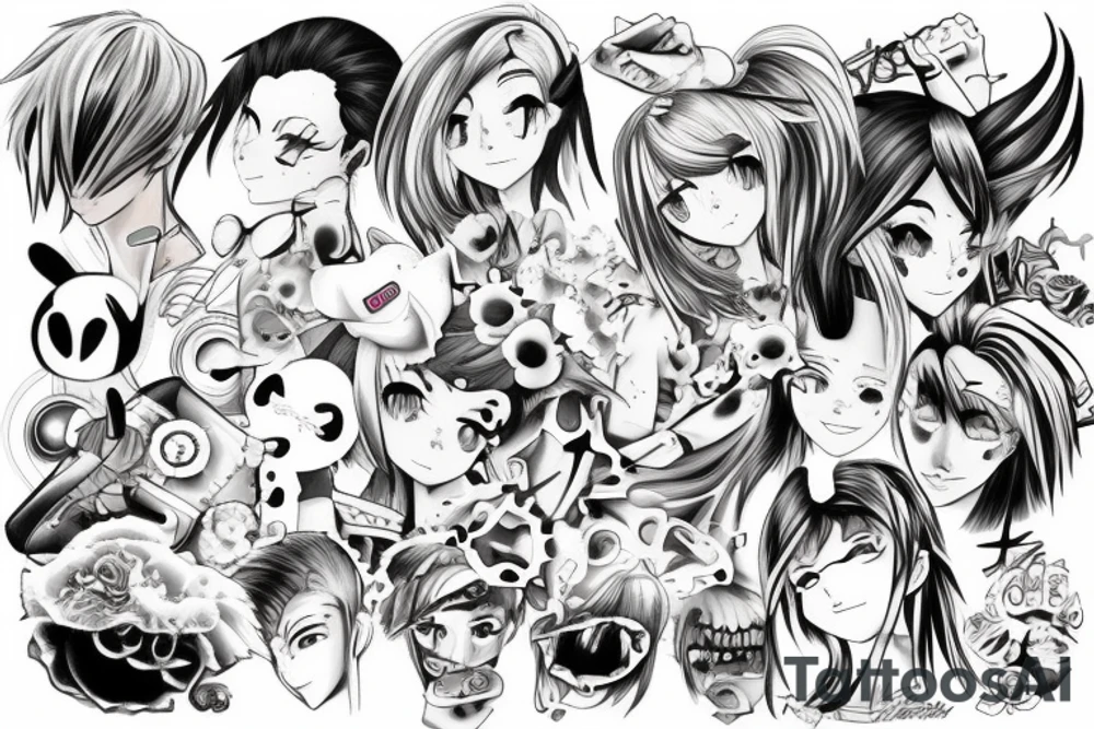 Anime tattoo idea