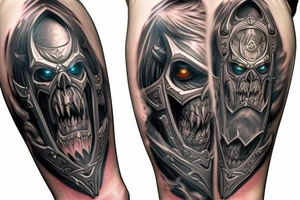 Warcraft lich king tattoo idea