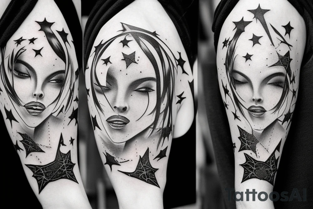 Now the darkness gathers, stars begin to peep tattoo idea