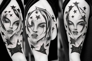 Now the darkness gathers, stars begin to peep tattoo idea