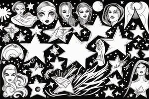Now the darkness gathers, stars begin to peep tattoo idea