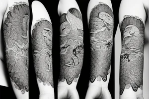 yin and yang tattoo idea