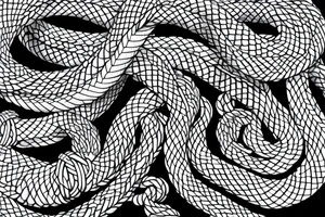 using the movie Draco design a tattoo with Norse rope scales laying down for a forearm. tattoo idea