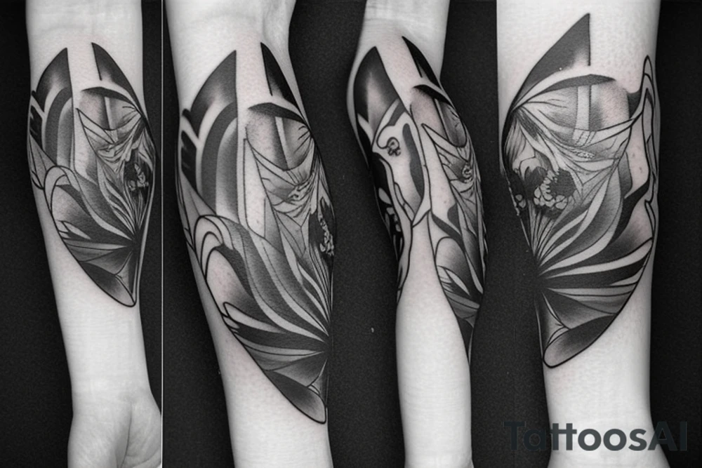 Lonely city tattoo idea
