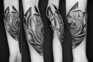 Lonely city tattoo idea