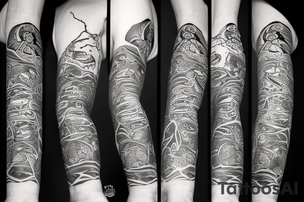 Lonely city tattoo idea
