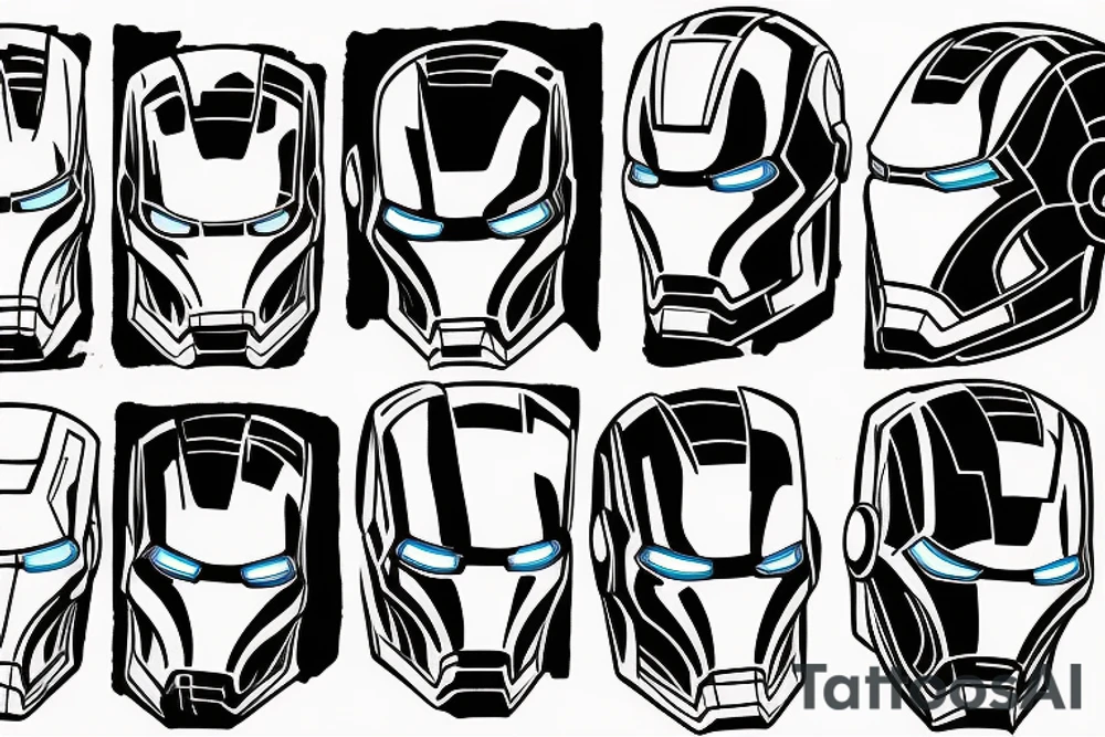 iron man tattoo idea