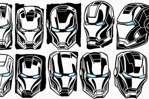 iron man tattoo idea