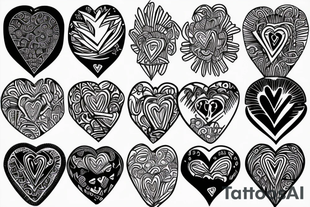 Heart tattoo idea