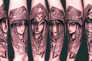 Princess mononoke tattoo idea