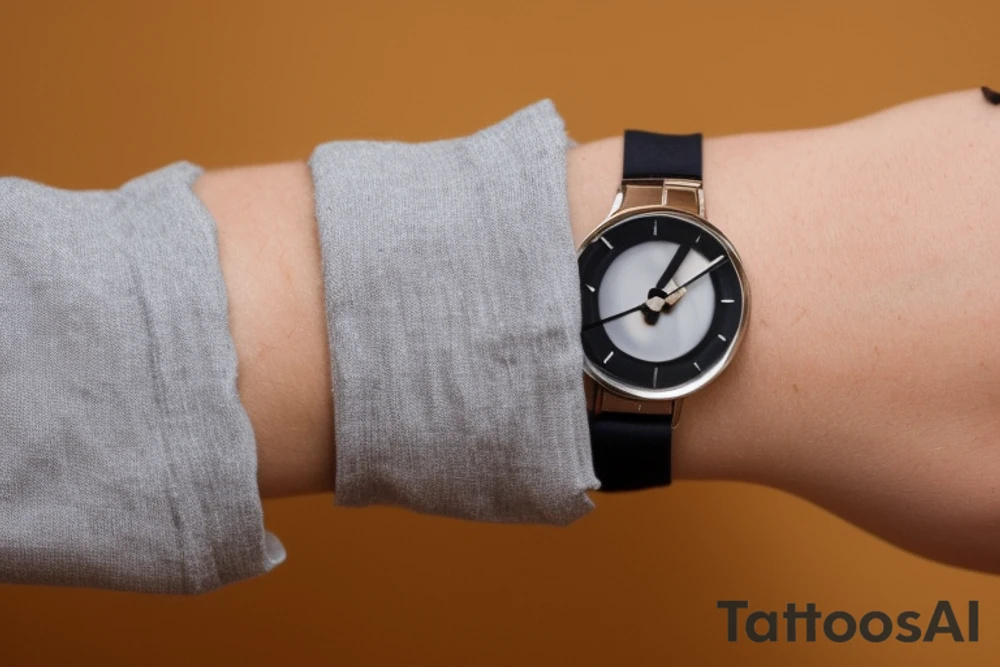 A minimalist and small design for your wrist could consist of a stylized and simplified outline of the combination of both animals.

The image could start with the head of the eagle, with sharp eyes and a strong beak, reduced to its most basic forms to preserve the minimalist style. From the eagle’s head, a few simple and curved lines unfold representing the spread wings.

These wings transform into the fins of the manta ray, with a smooth, wavy line that mimics its elegant and fluid shape. The tail of the manta ray curves slightly, ending the design with a touch of delicacy.

The entire design is done with thin, clean lines to maintain the minimalist style. Although it is small and simple, this tattoo still captures the strength of the eagle and the freedom of the manta ray, and it looks perfect in the limited space of your wrist. tattoo idea