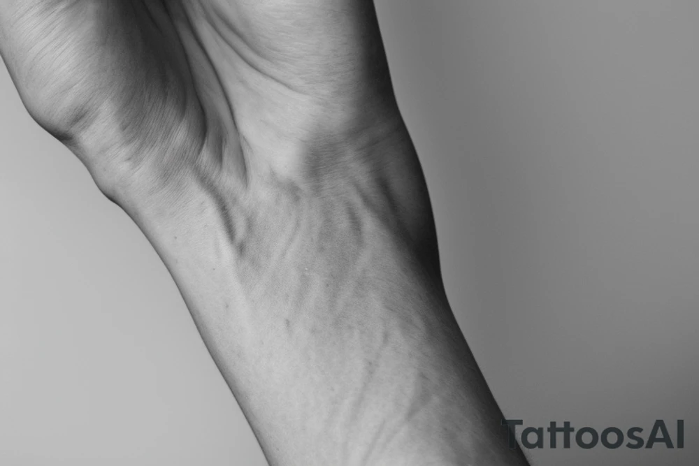 "Please envision a minimalist design for a wrist tattoo that marries the potent symbolism of an eagle and a manta ray. Imagine an understated line that channels the commanding strength and boundless freedom of an eagle in flight. Next, weave in an elegantly rippling motif that encapsulates the sublime fluidity and poised elegance of a manta ray cruising the ocean depths. These symbols should coalesce in a supremely exquisite and visually resplendent manner, delivering an artful piece of extraordinary elegance and profound beauty." tattoo idea